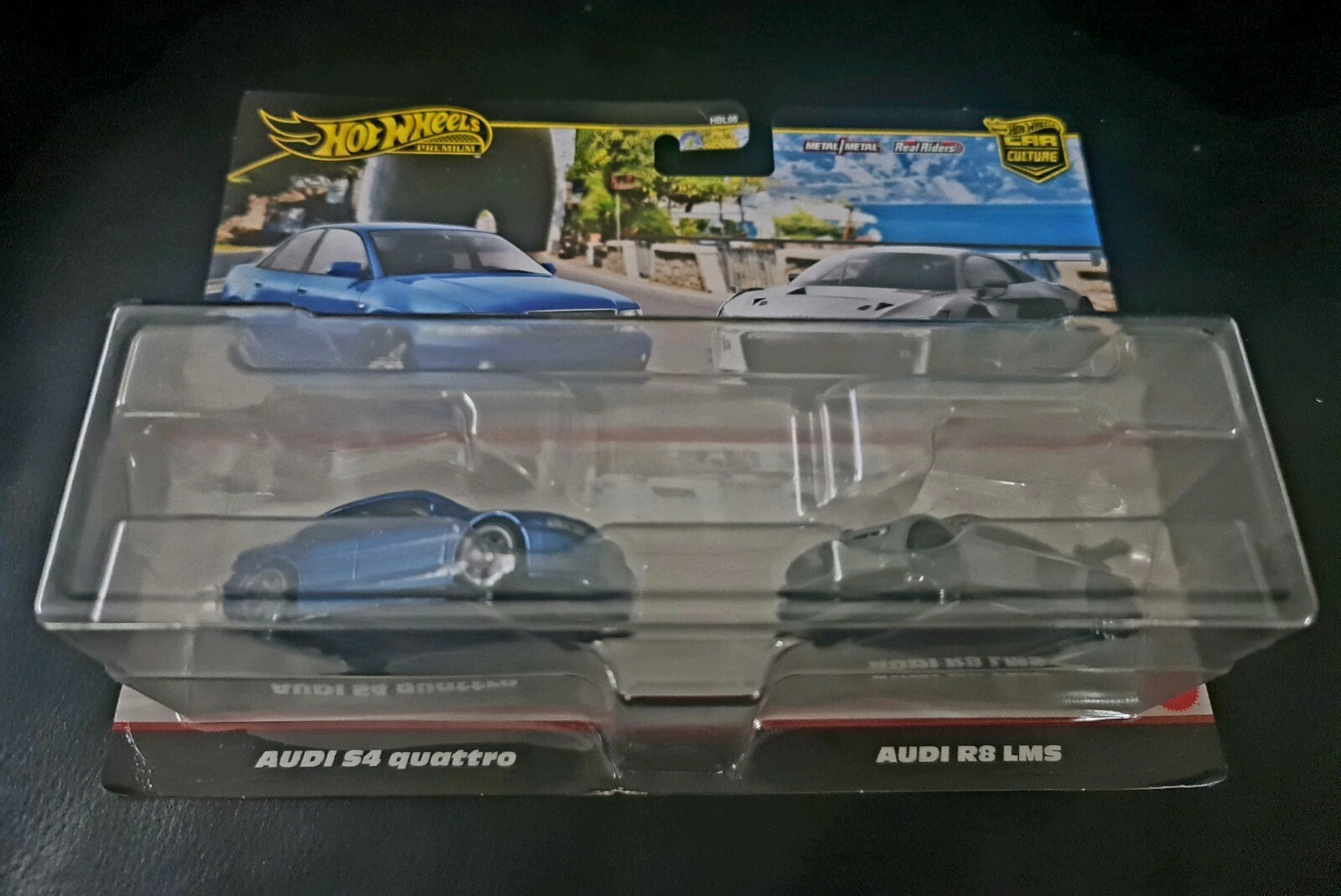 Hot Wheels Premium Car Culture 2 Pack Audi S4 quattro / Audi R8 LMS