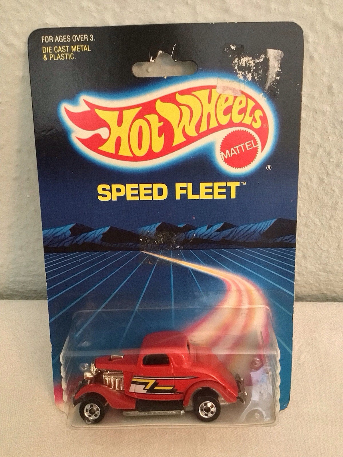 Hot Wheels Speed Fleet 3-Window ‘34 Ford On Card 1986