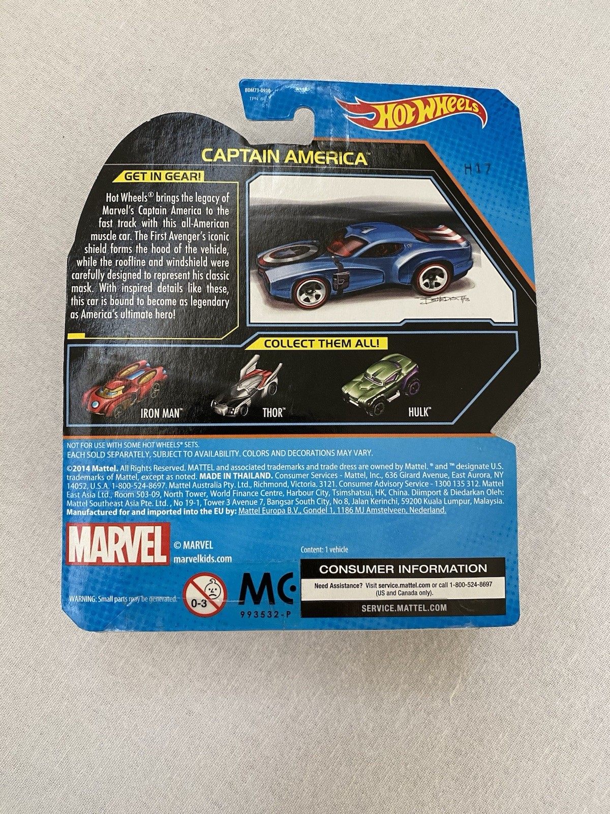 Hot Wheels Marvel Venom Character Car Toy – 1:64 Scale (BDM79)