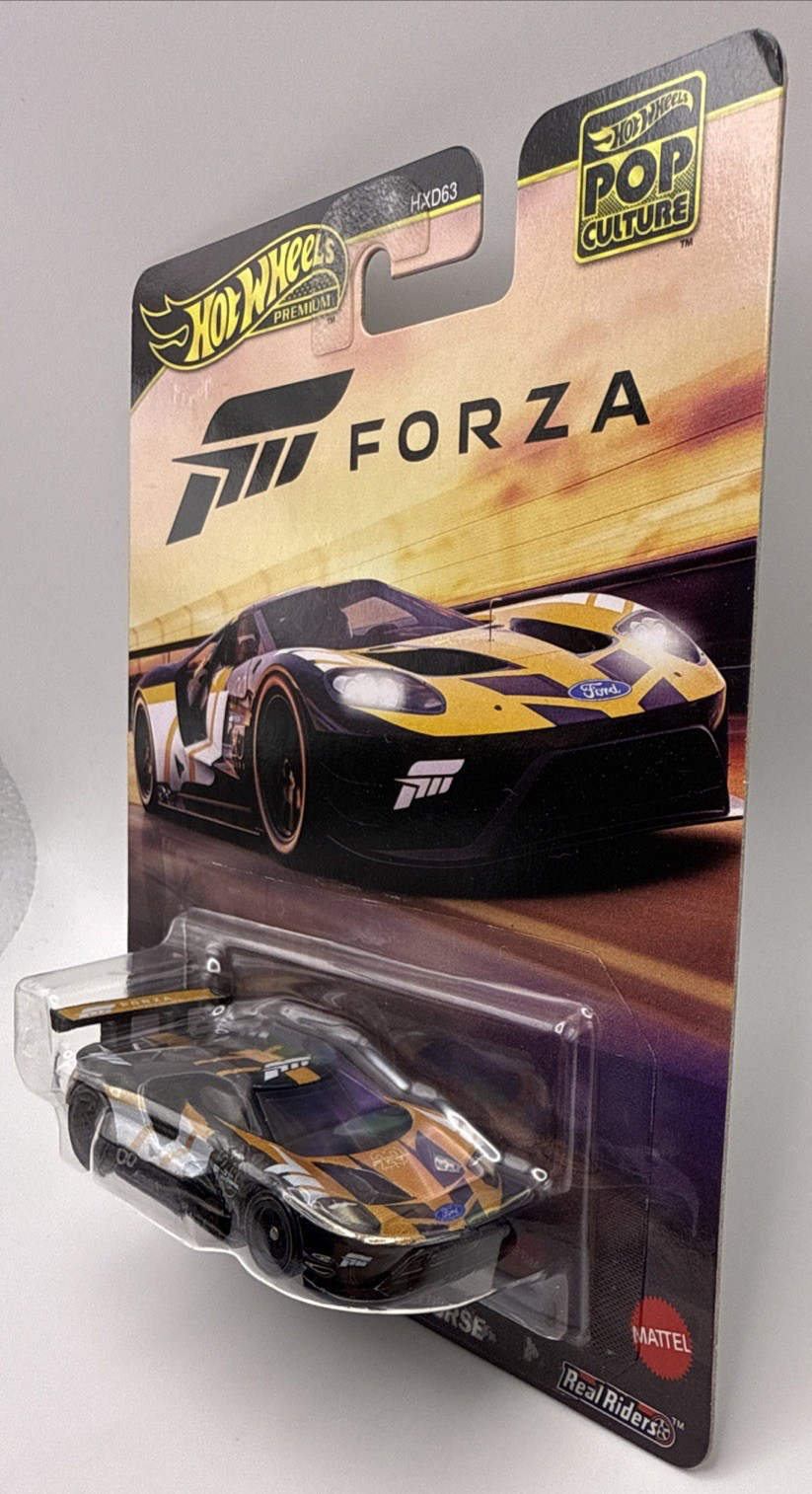 Hot Wheels Premium Forza 2016 Ford GT Race/Course – Pop Culture Real Riders