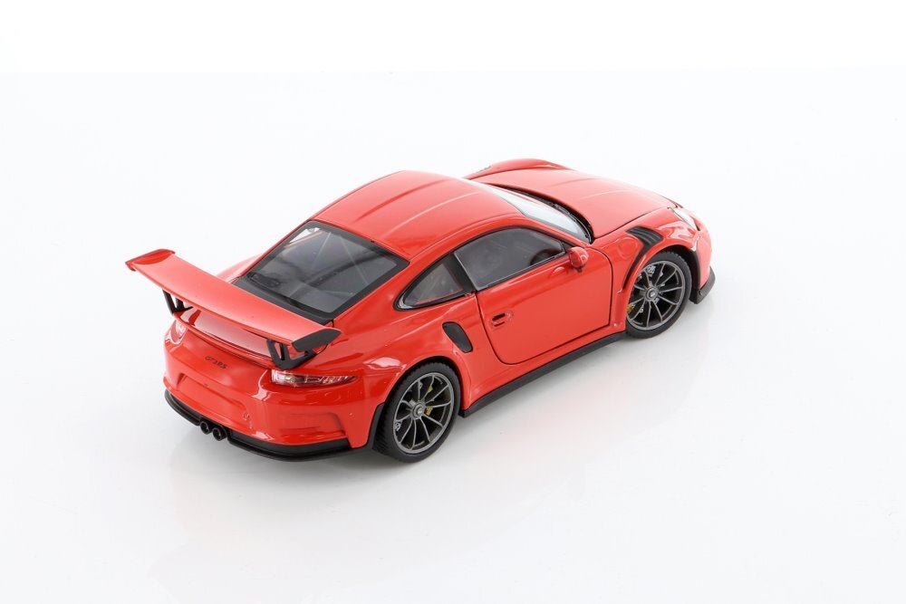 Porsche 911 GT3 RS, Red – Welly 24080/4D – 1/24 scale Diecast Model Toy Car
