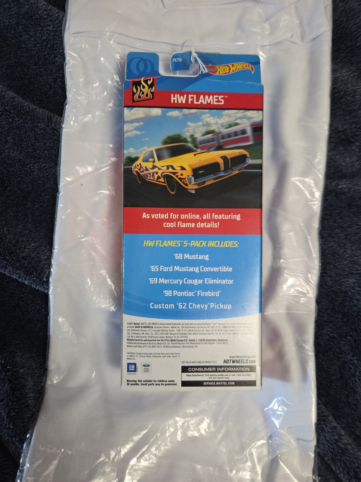 Hot Wheels “HW Flames” 50th Anniversary 5-Pack (2018)