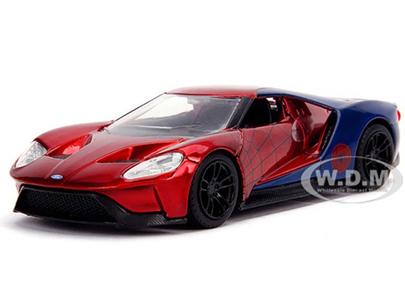 2017 FORD GT “SPIDER-MAN” THEME 1/32 DIECAST METAL CAR BY JADA 30291