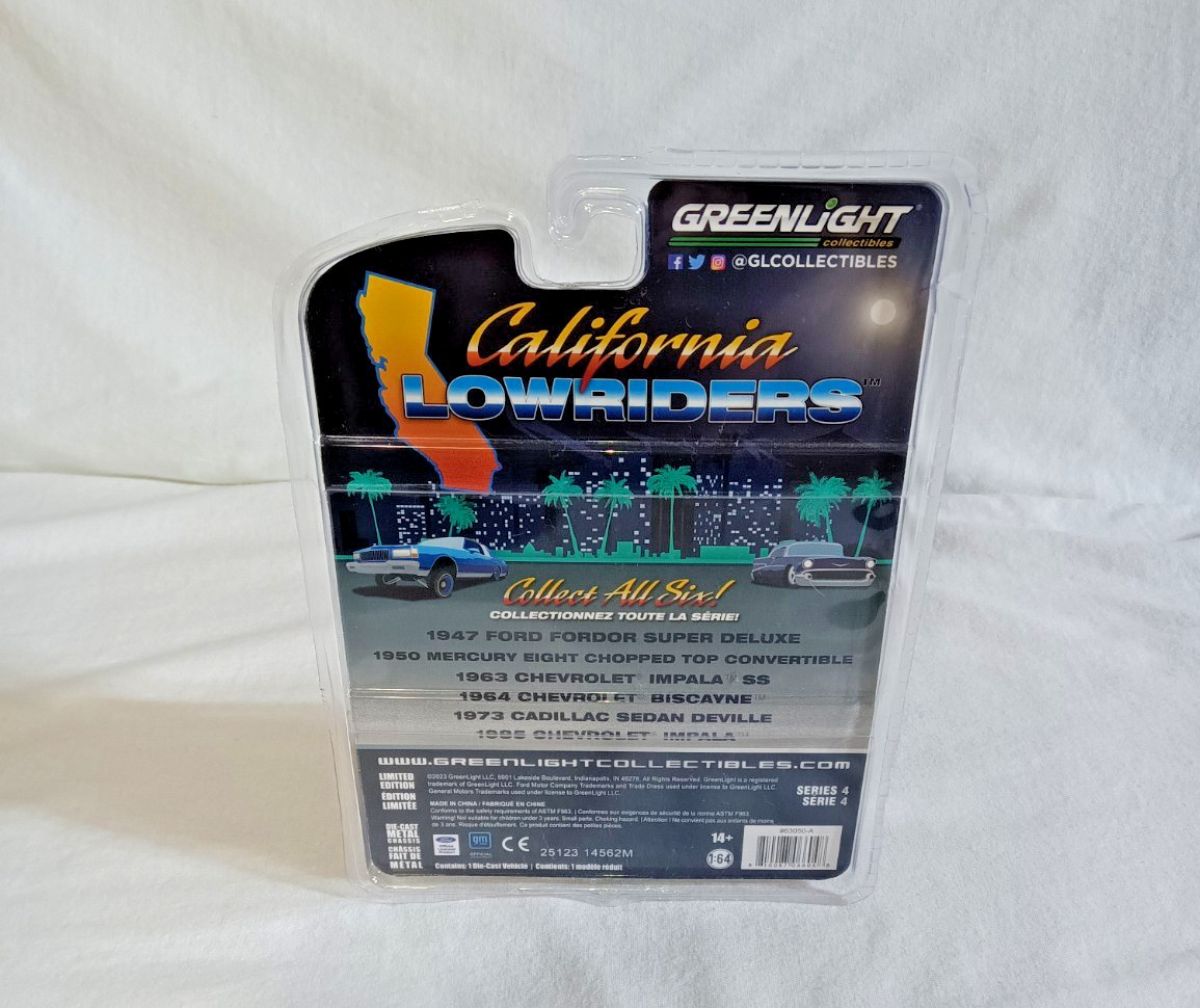 1:64 CHASE CALIFORNIA LOWRIDERS 1947 FORD FORDOR SUPER DELUXE OUT OF PRODUCTION!