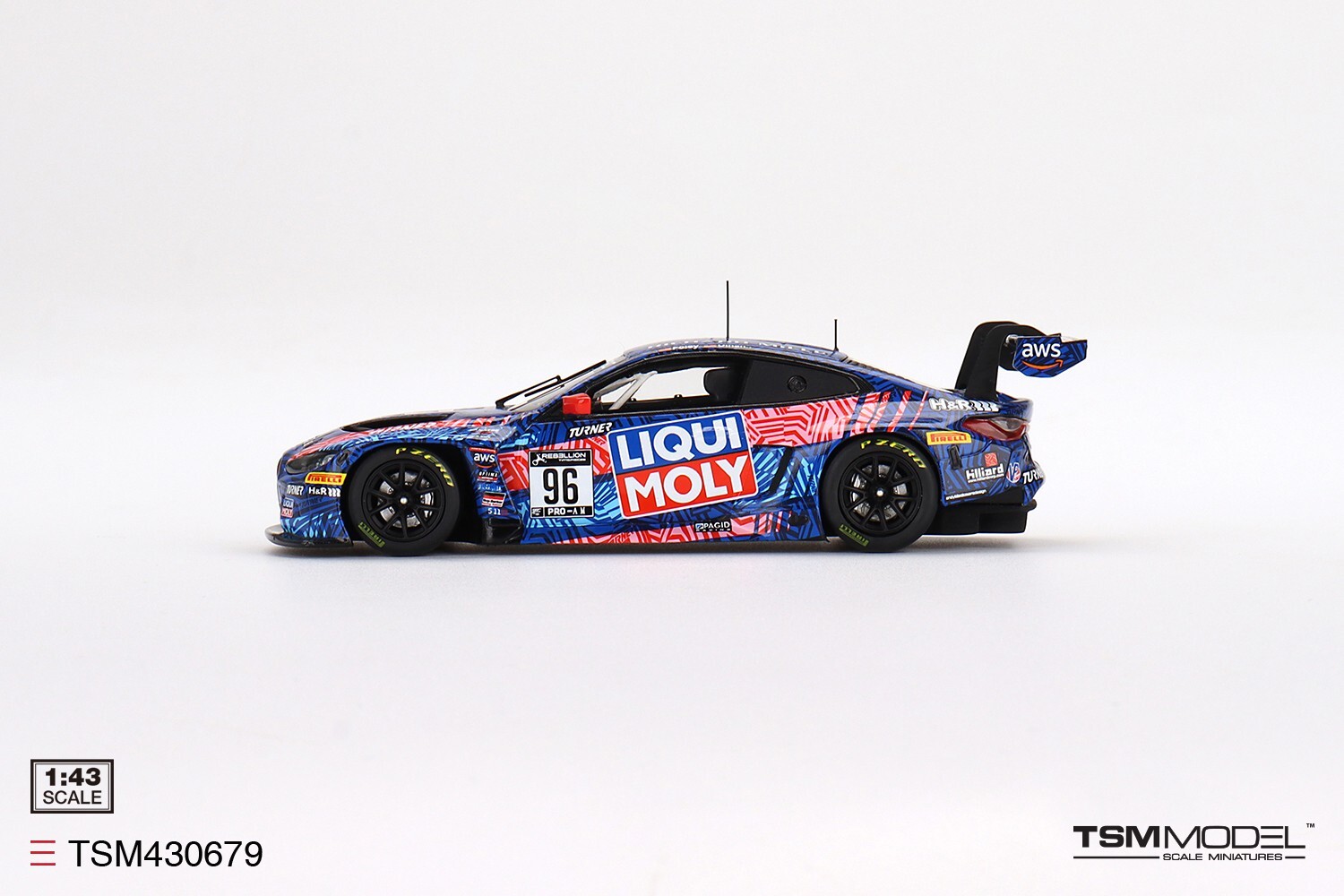 TSM-Model 1:43 BMW M4 GT3 #96 Turner Motorsport 2022 GT World Challenge America