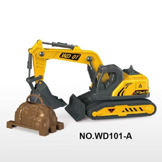 1:16 1:18 Construction Vehicle Toy Set Excavator Loader Roller w/ Sound & Light