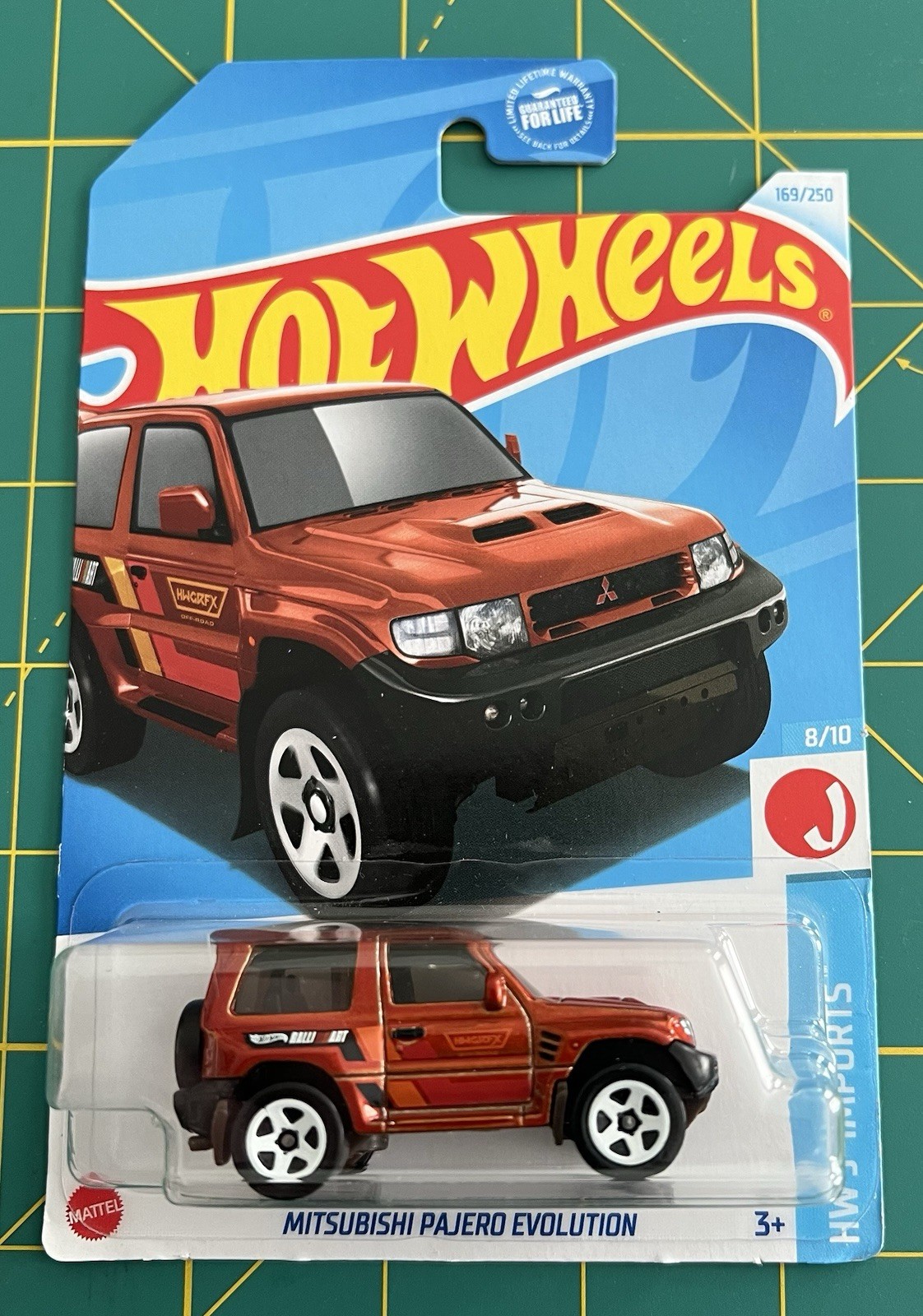LOT OF 3 – 2023 & 2024 HOT WHEELS MITSUBISHI PAJERO EVOLUTION NEW FOR 2023