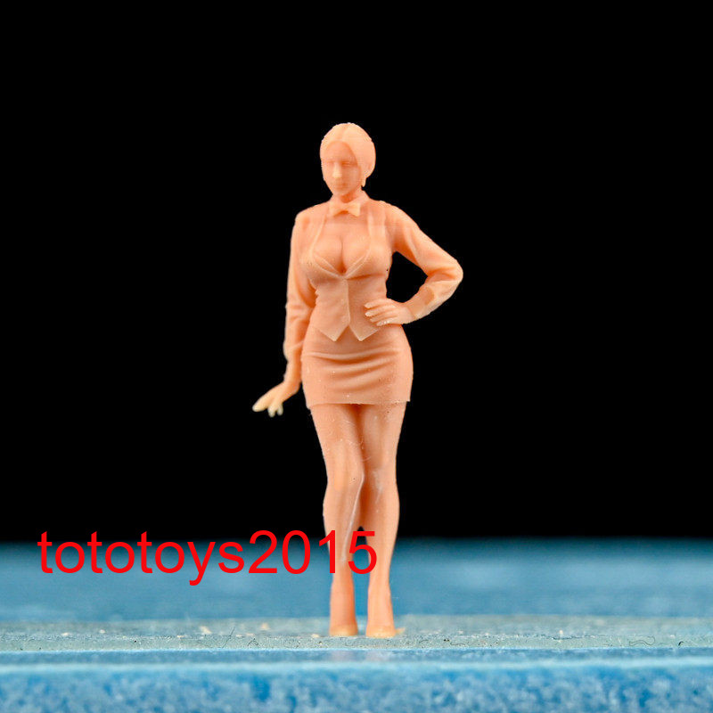 1/72 1/87 1/64 1/43 1/35 1/32 1/24 Female waitress Scene Miniatures Figures Doll