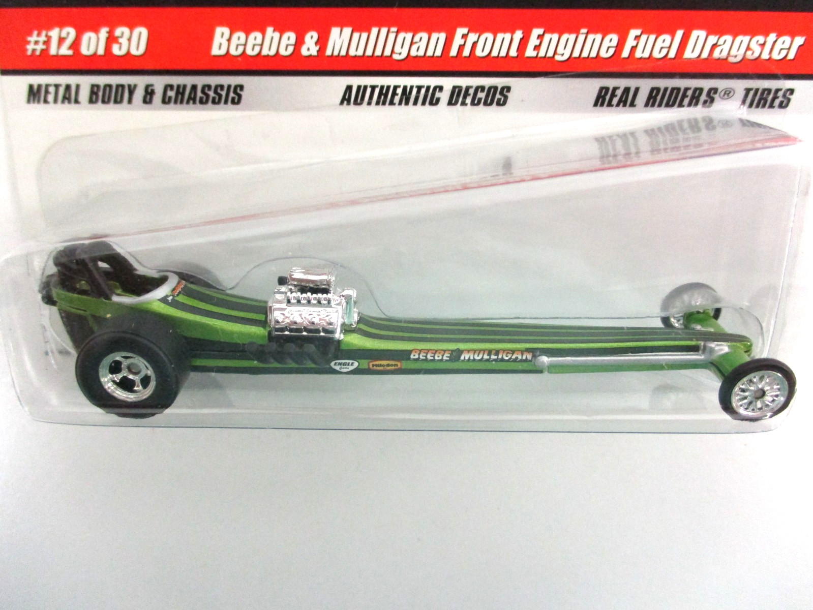 HOT WHEELS – DRAG STRIP DEMONS – BEEBE & MULLIGAN NHRA FRONT ENGINE DRAGSTER