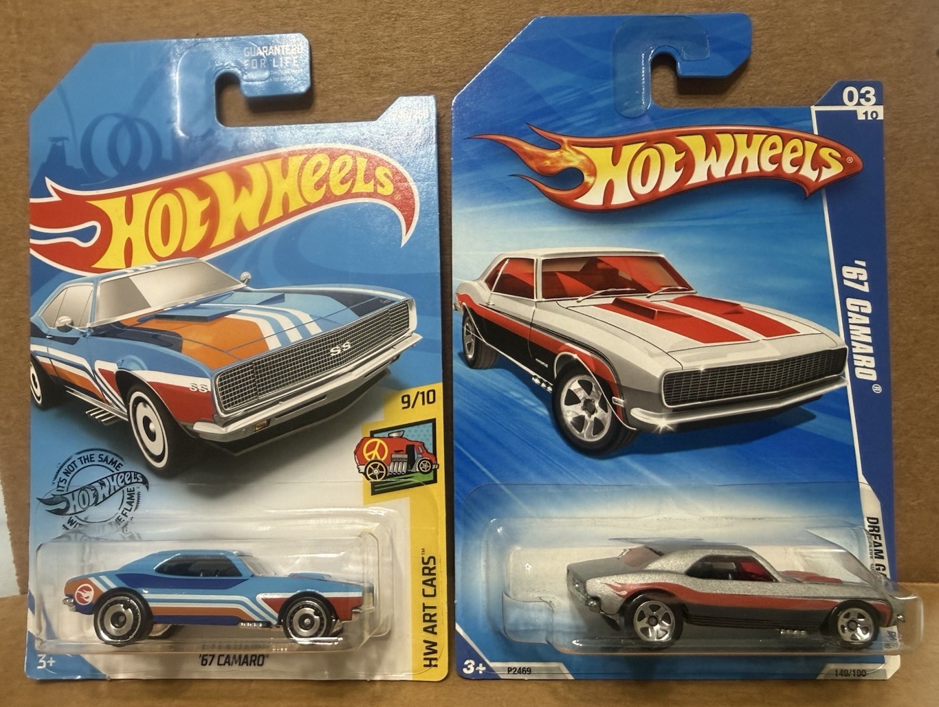 Hot Wheels 67 Camaro Treasure Hunt & Kmart color exclusive