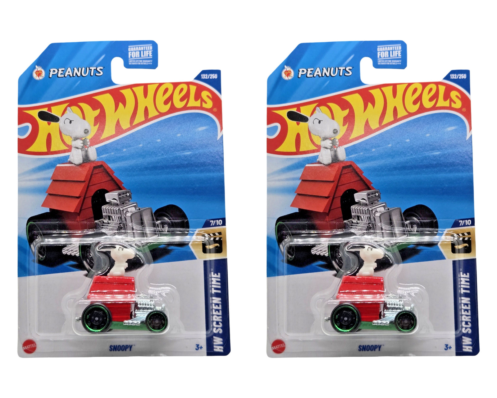 2025 Hot Wheels Snoopy Peanuts #132 Red – Set of 2 HTF