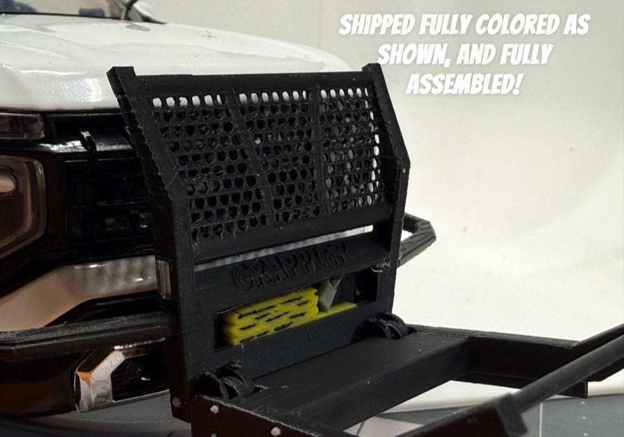 1/24 MOTORMAX TAHOE PUSHBAR STYLE 10 GRAPPLER MULTIPLE STYLES LED READY POLICE