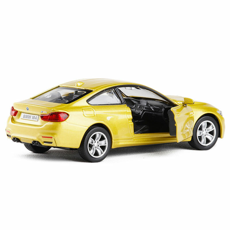1/36 Scale M4 Model Car Metal Diecast Toy Cars Boys Toys for Kids Gifts Gold