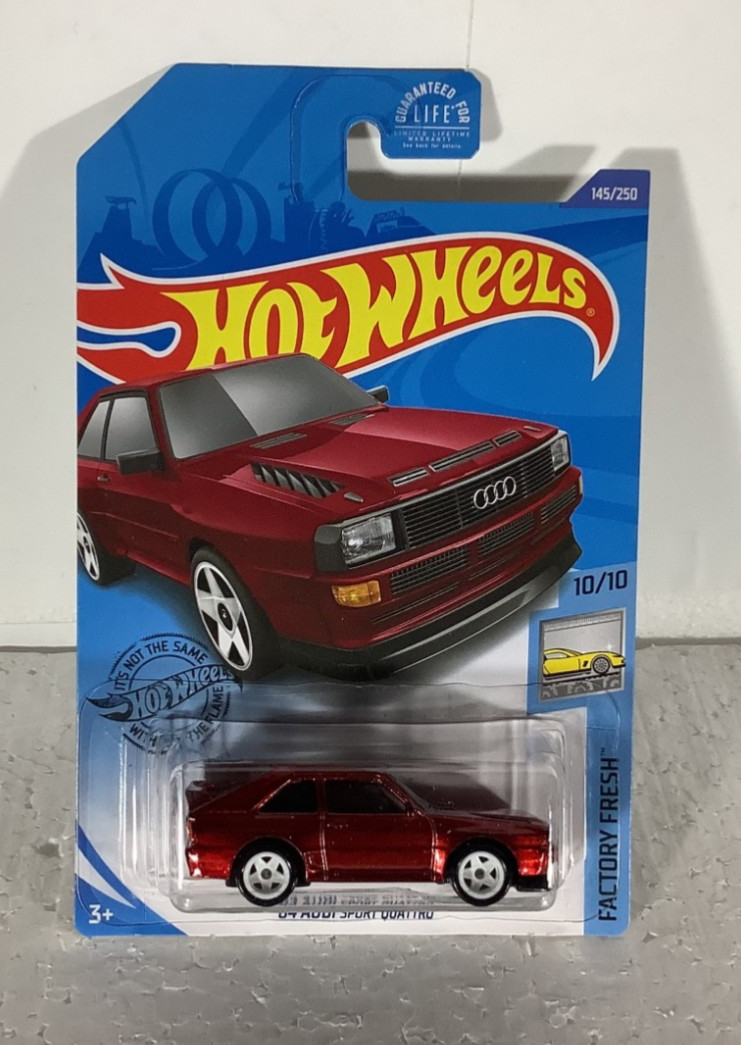 Hot Wheels 2020 Super Treasure Hunt Red ’84 AUDI Sport Quattro STH W/Protector