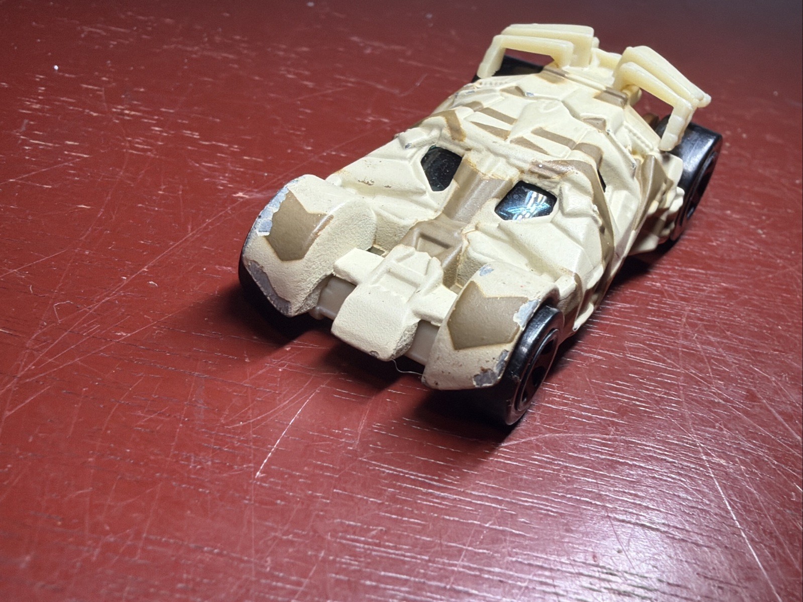 DC Comics Tumbler Batmobile Toy Car Tan Camo Bakery Crafts Diecast Vehicle