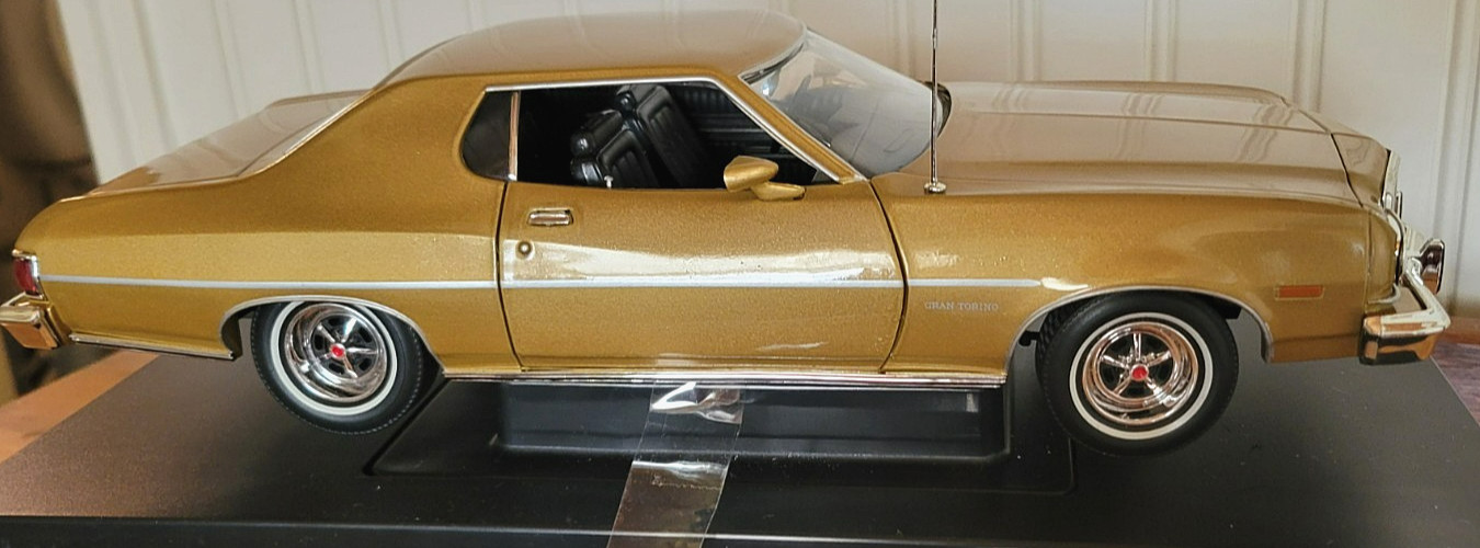 1976 Ford Gran Torino Bronze 1:18 Ertl American Muscle 33199