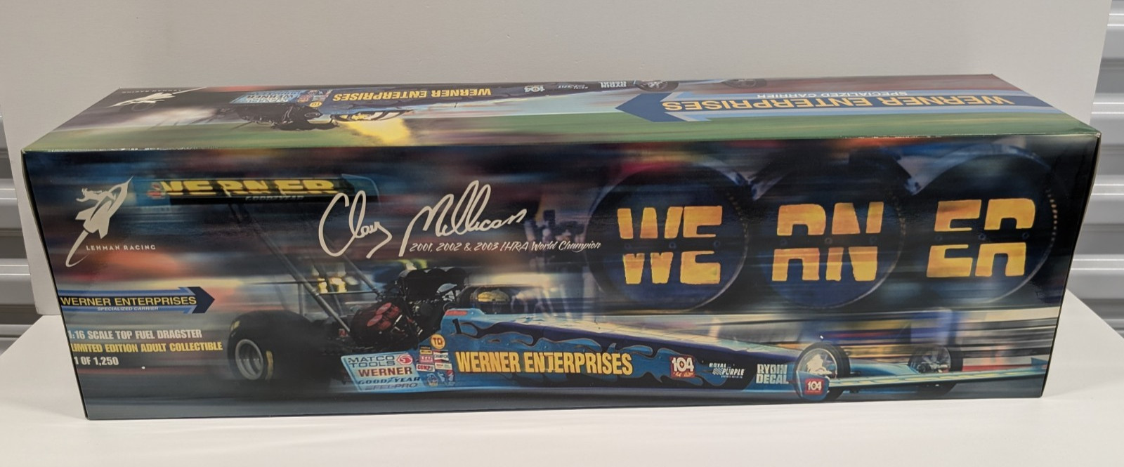 Milestone Werner Enterprises Clay Millican 1/16 Scale Top Fuel Dragster NHRA