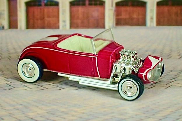 Barris “Emperor” 1929 Ford Model-A Flathead V8 Kustom Roadster 1/64 Scale LE M
