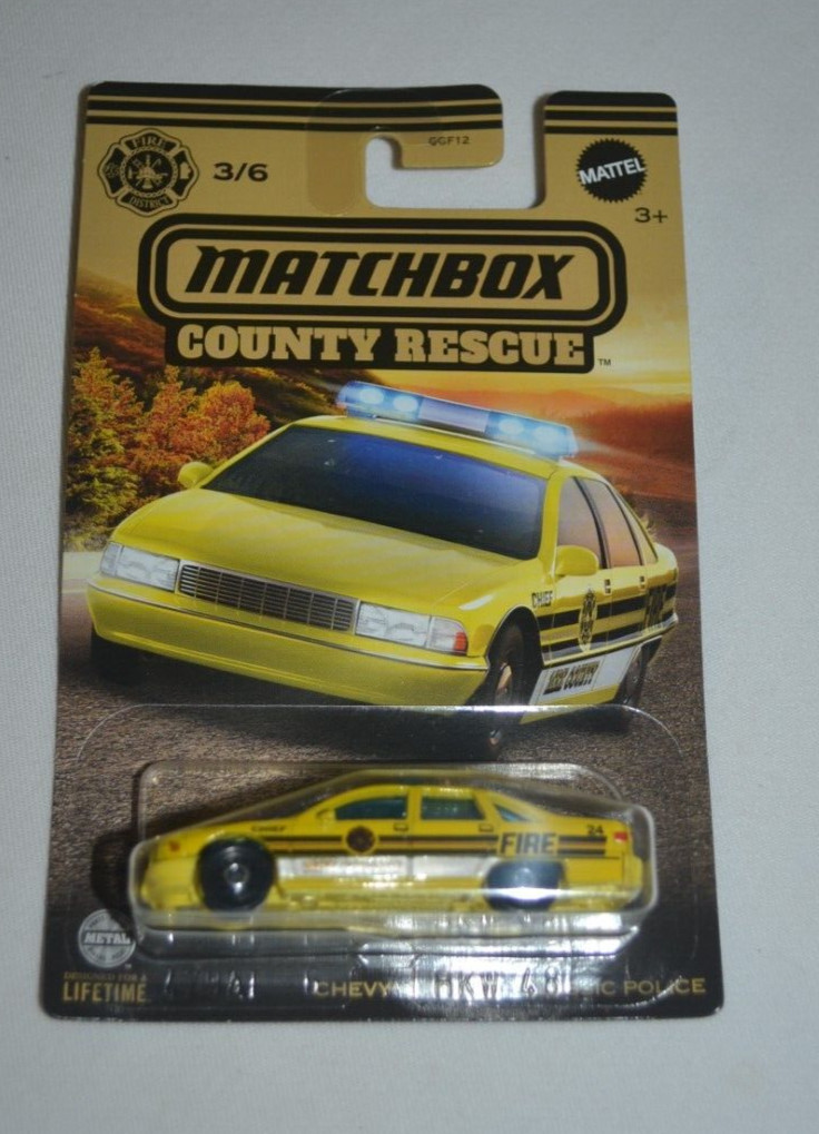 MATCHBOX 2023 MATCHBOX COUNTRY RESCUE – CHEVY CAPRICE CLASSIC POLICE FIRE CHIEF