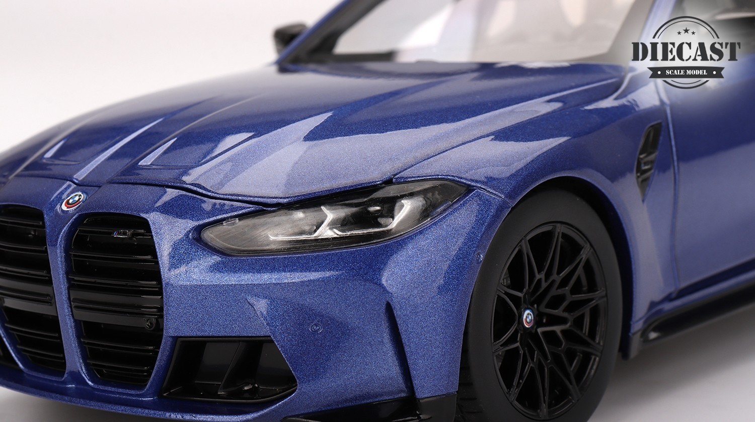 BMW M3 Touring M Portimao Blue Metallic in 1:18 scale by True Scale Miniatures