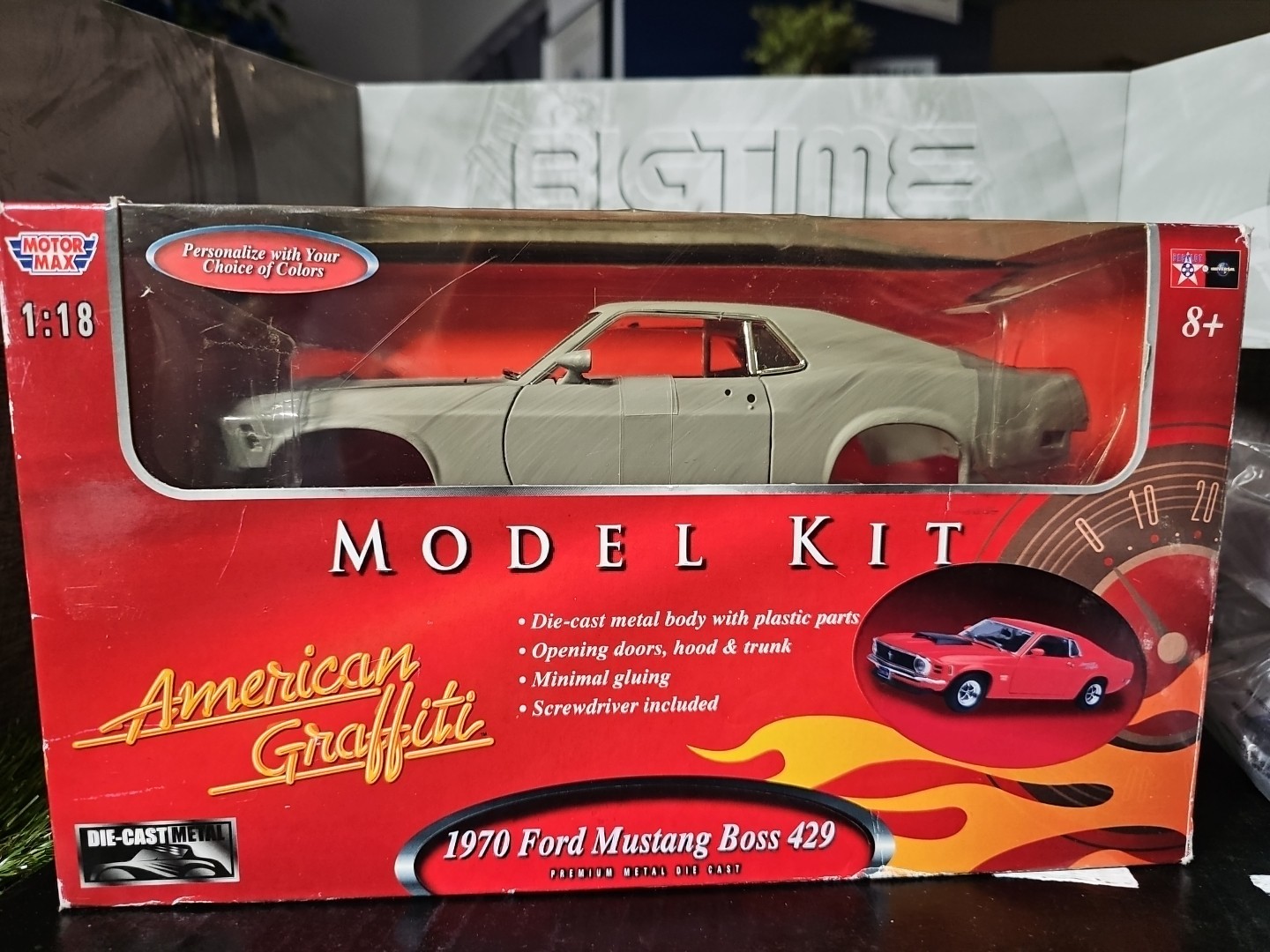 MotorMax American Graffiti 1970 Ford Mustang Boss 429 1:18 Scale Diecast Model
