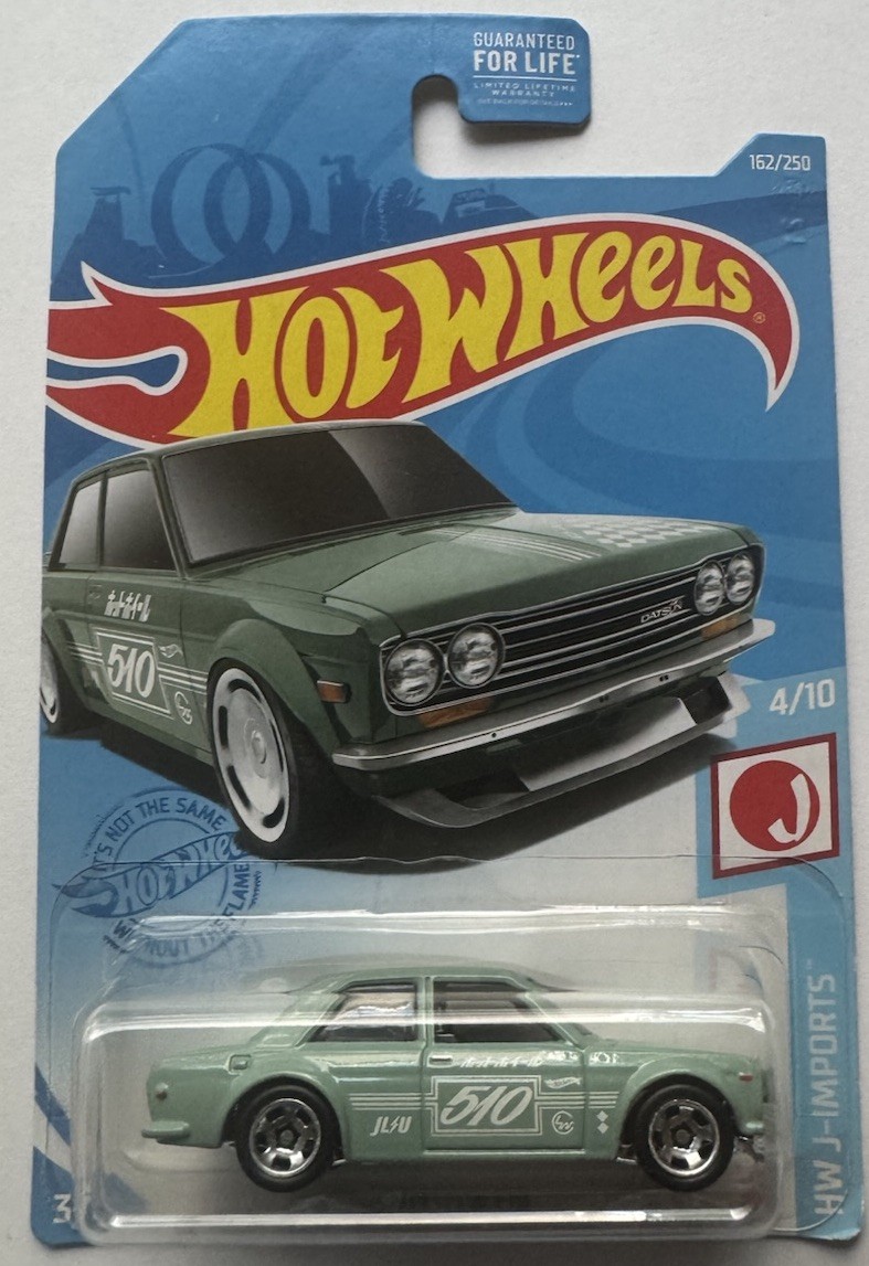 2021 Hot Wheels HW J-IMPORTS 4/10 ’71 Datsun 510 162/250