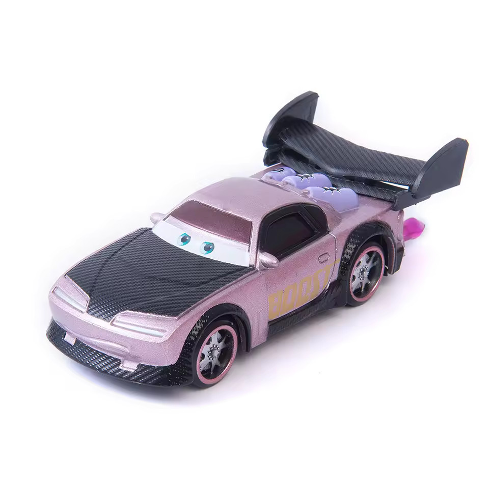 Mattel Disney Pixar Cars Boost with Flames 1:55 Metal Diecast Car, NEW Loose
