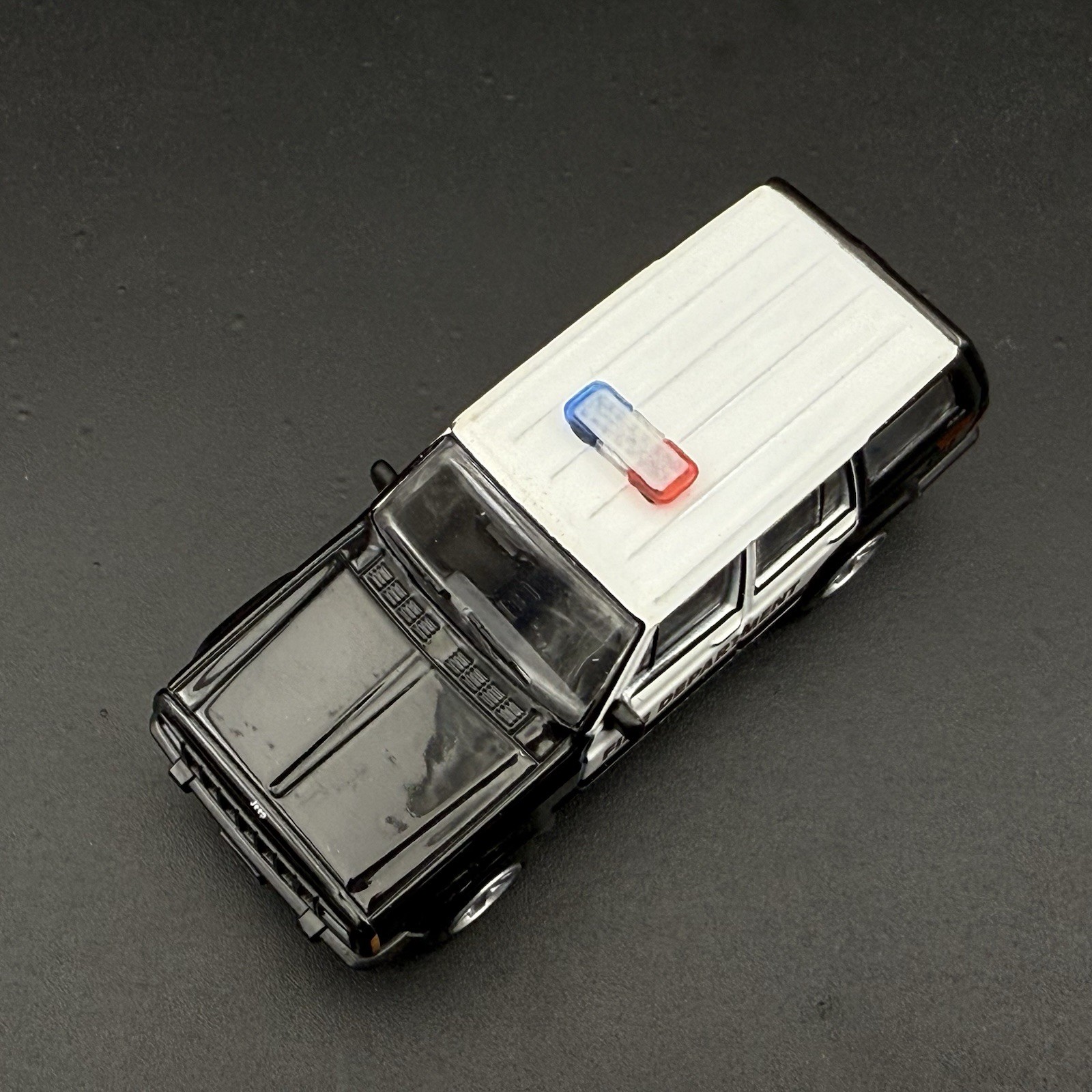 2 Pack 1/64 Mini Whelen Edge Blue Clear Red Lightbar Gray Top Police Fire EMS