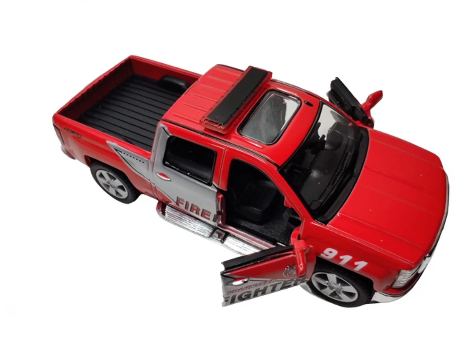KINSMART 1:46 scale 2014 CHEVROLET SILVERRADO fire fighter diecast model toy car
