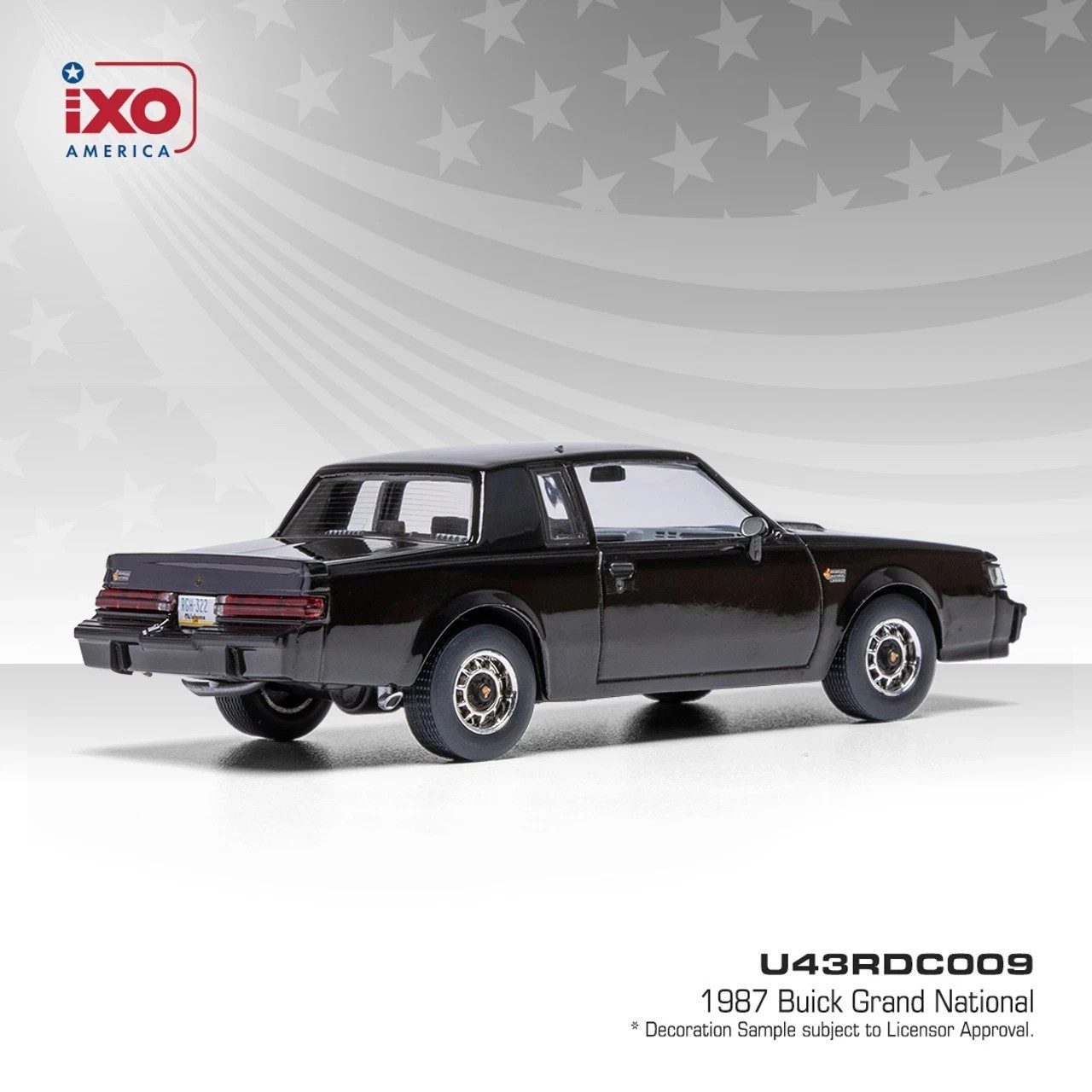 IXO 1987 BUICK GRAND NATIONAL – BLACK 1/43