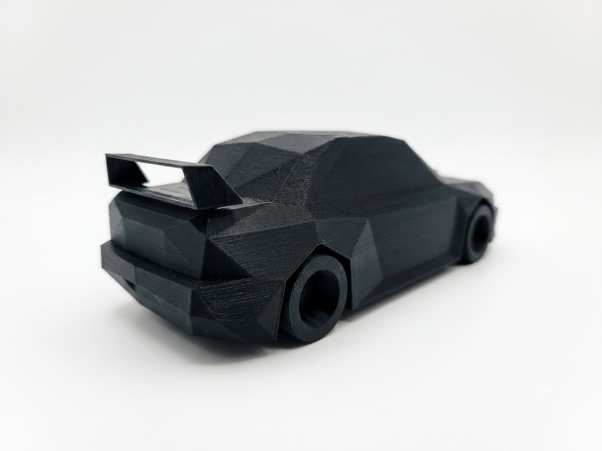 Subaru Impreza 22b STI scale model Low Poly – perfect gift
