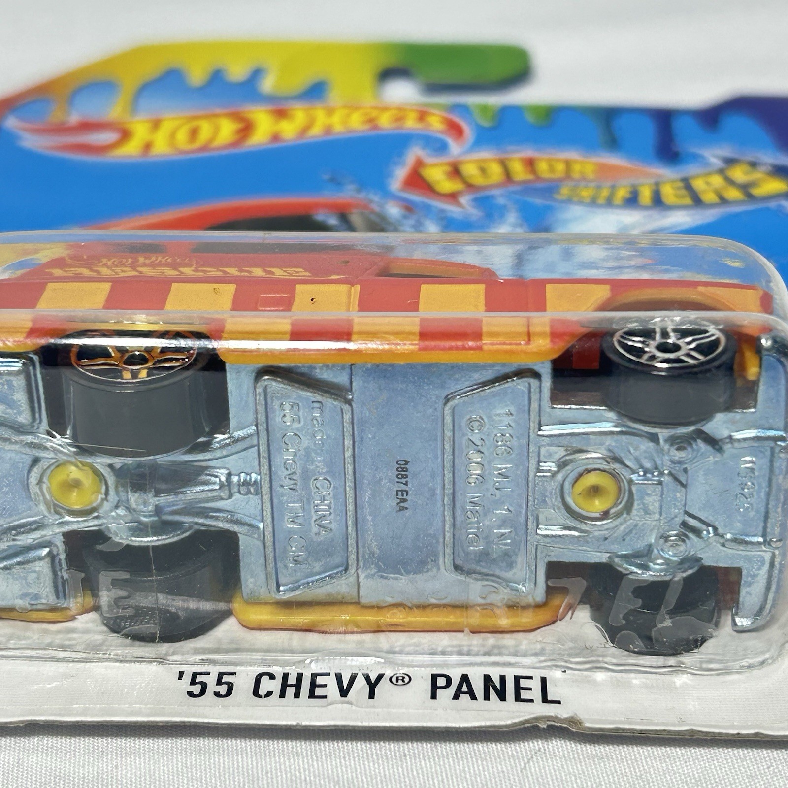 2013 Hot Wheels Color Shifters 1955 Chevy Panel Truck red/yellow PR5’s