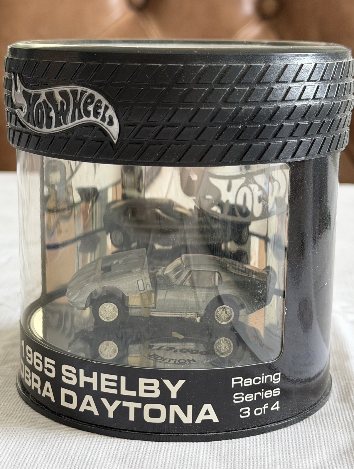 Hot Wheels 1965 Zamac Shelby Cobra Daytona | Oil Can Racing Series | 3/4