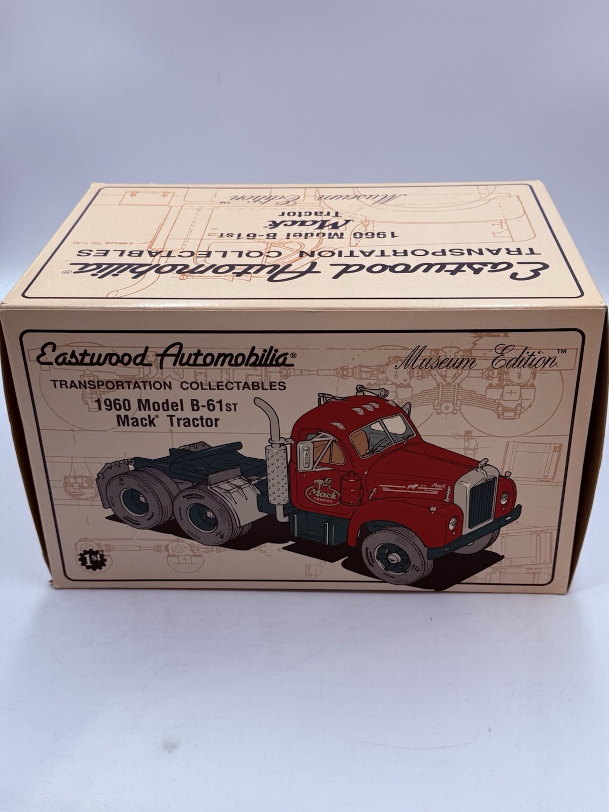 Eastwood Automobile 1960 Model B-61 Mack Tractor Museum Edition Die-cast In Box