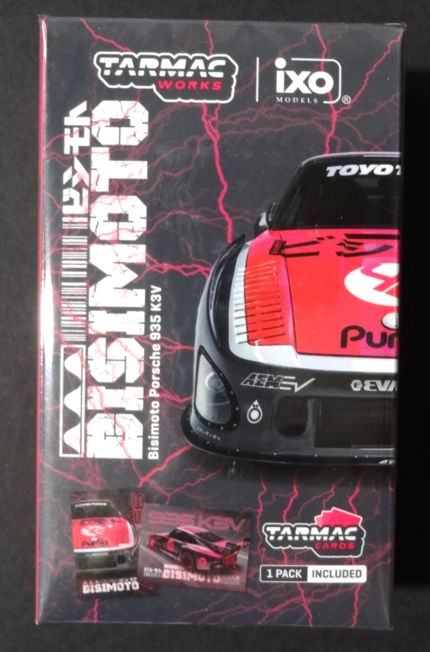TARMAC WORKS x IXO – PORSCHE 935 K3V BISIMOTO – SEALED WITH TRADING CARDS
