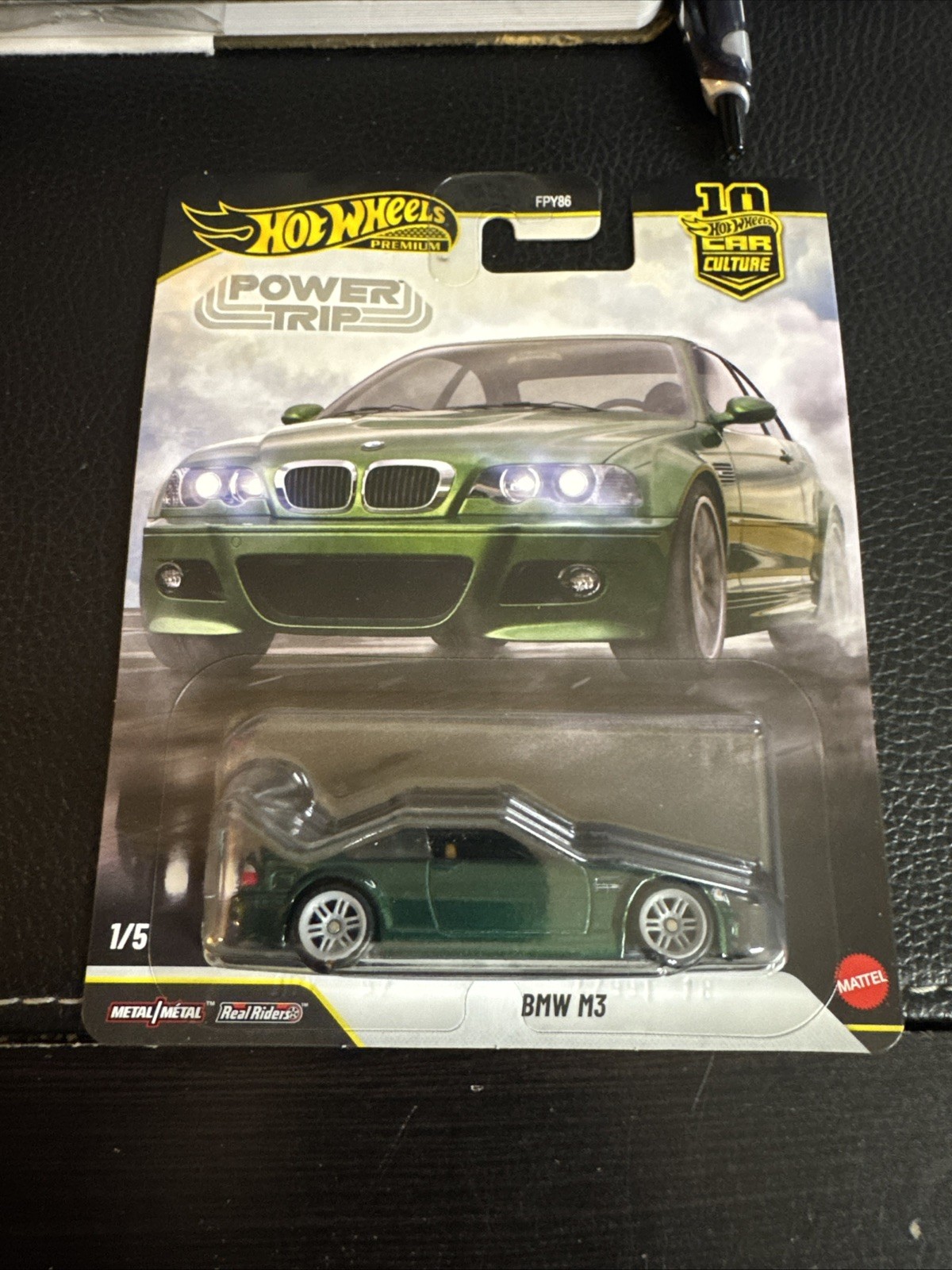 Hot Wheels BMW M3 E46 Green Power Trip FPY86-961 R 1:64 Car culture Premium