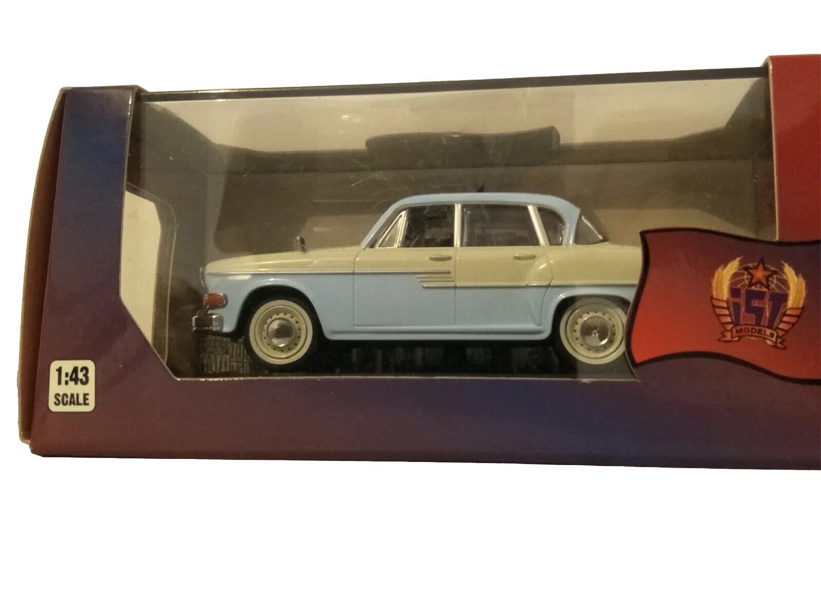 IST Models Sachsenring P240 Light Blue and White Diecast 1:43 scale