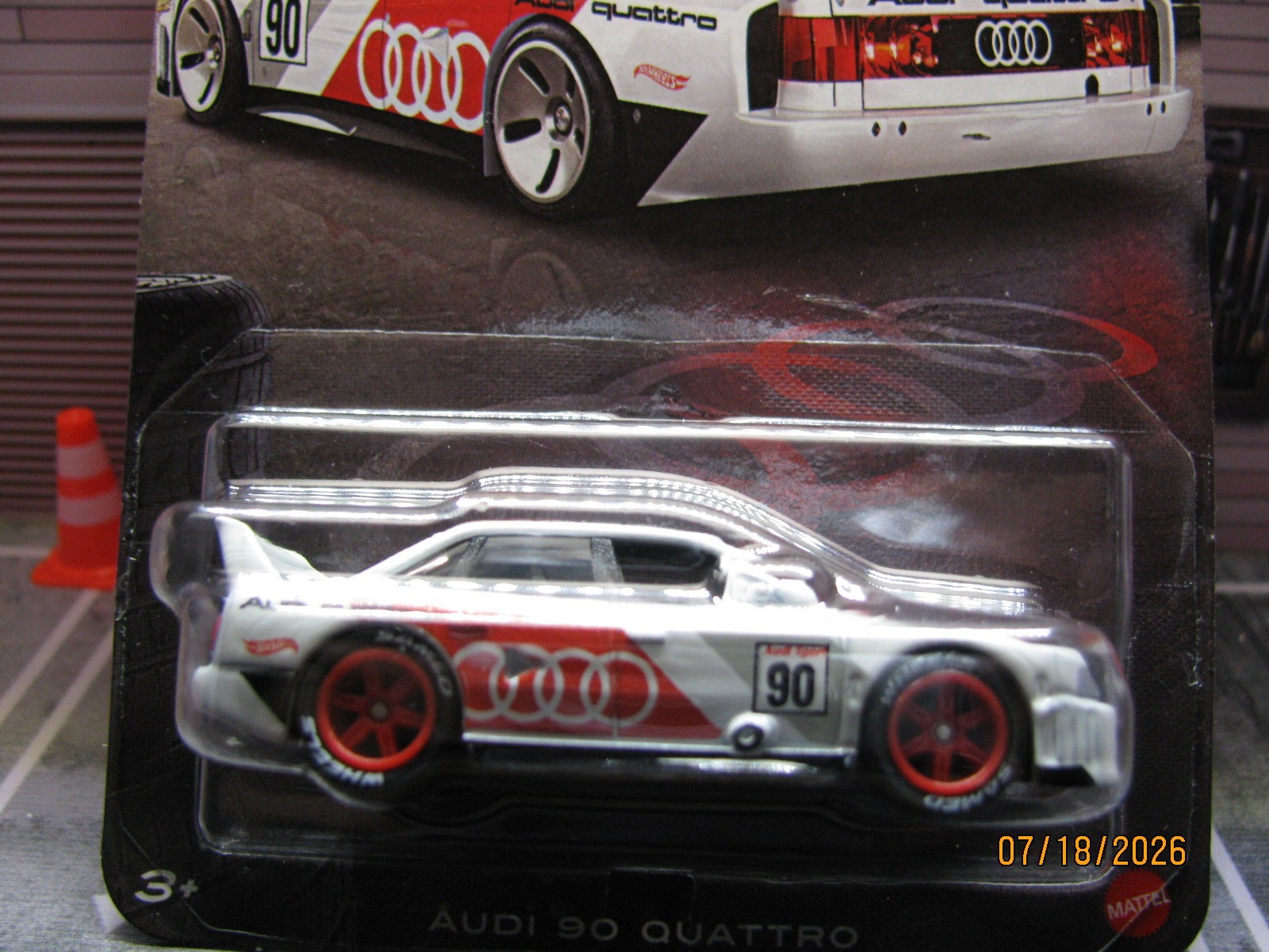 2026 Hot Wheels Silver Series Audi ’90 Quattro #1/5, w/Real Riders Wheel Swap