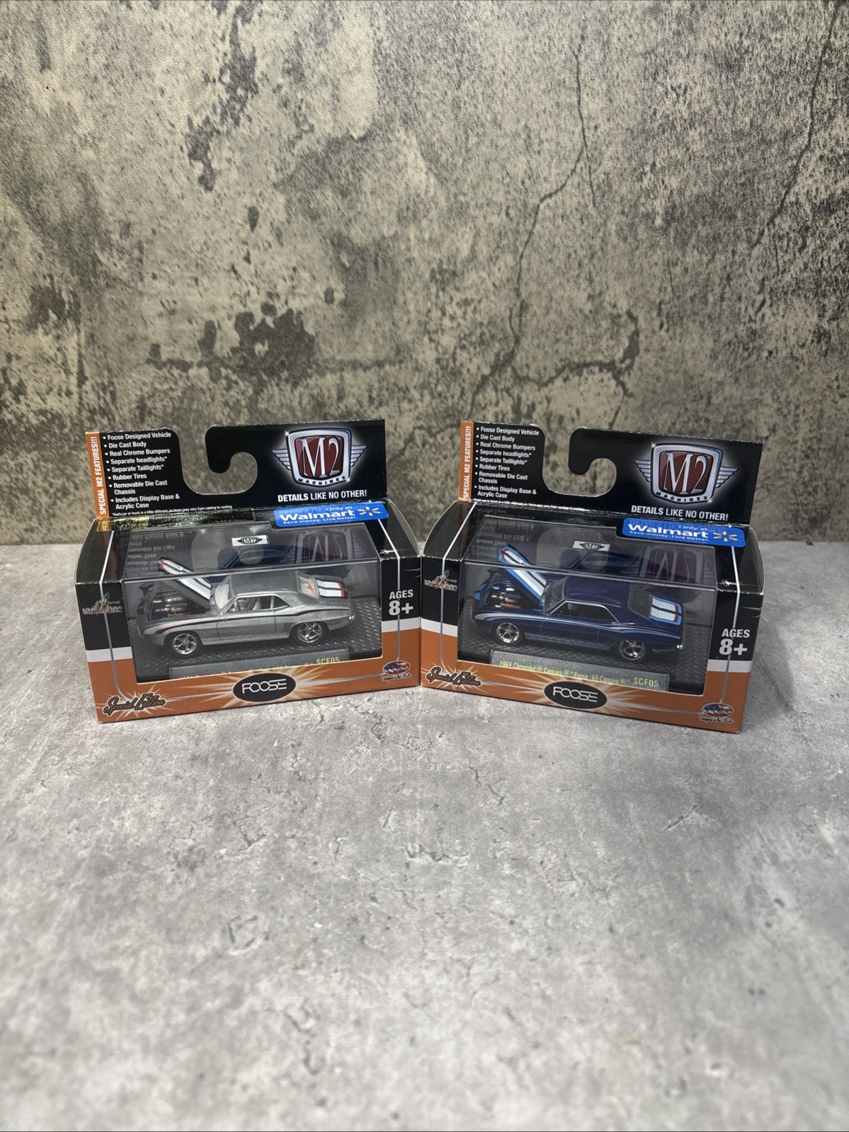 M2 Machines 1969 Chevrolet Camaro Foose 2 Car Lot 1/64