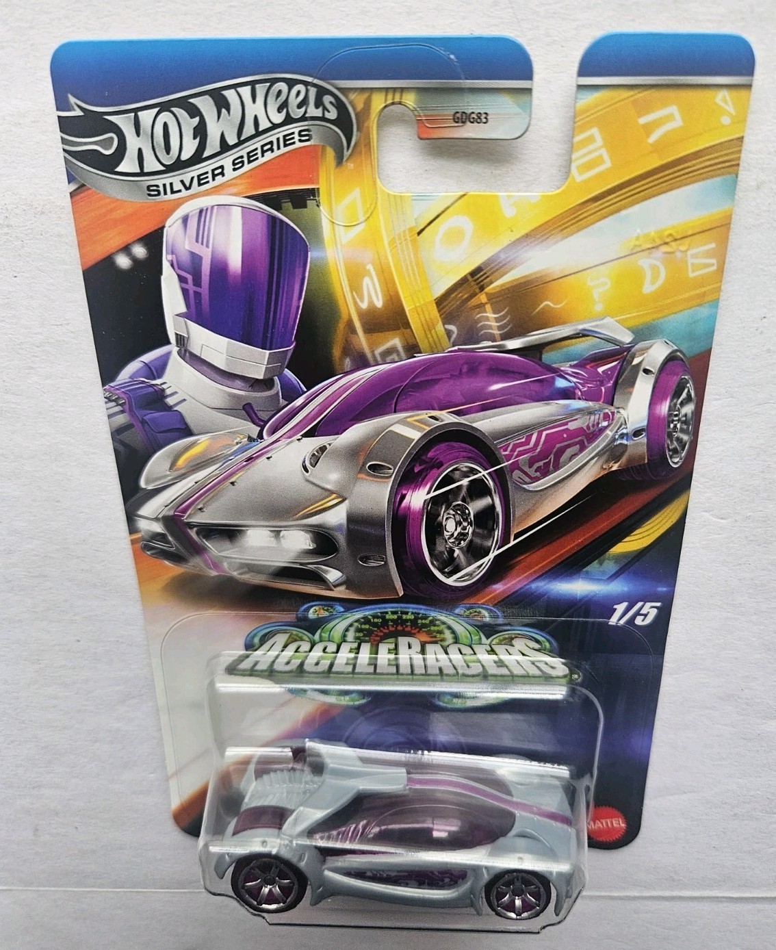 2025 Hot Wheels SILVER SERIES – ACCELERACERS – SET OF 5