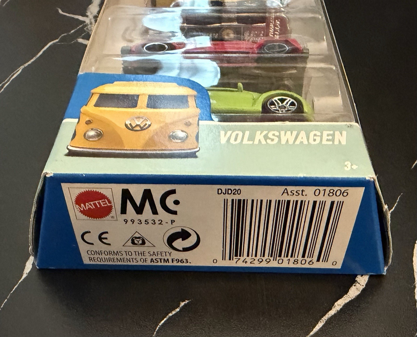 Hot Wheels Volkswagen 5-Pack: Golf GTI Custom Beetle Kool Kombi Beetle Type 181