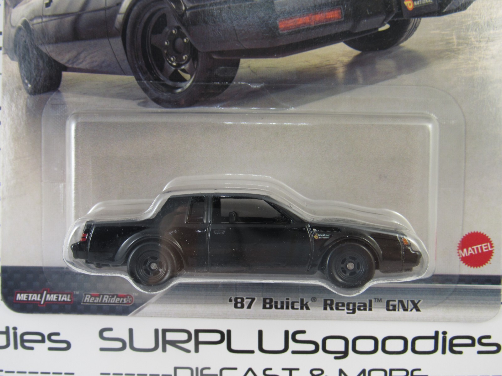Hot Wheels Fast & Furious 1987 BUICK REGAL GRAND NATIONAL GNX Kendrick Lamar