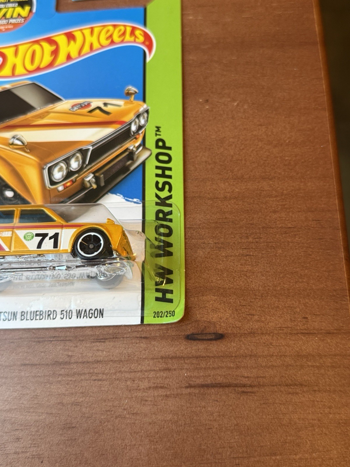 Hot Wheels HW Workshop ’71 Datsun Bluebird 510 Wagon 1:64 Red/Gold Lot of 6