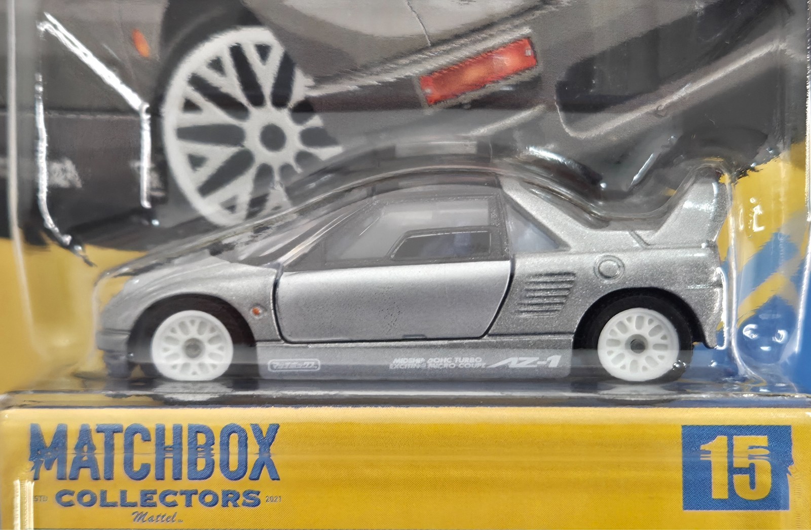 Mazda Autozam AZ-1 15/20 COLLECTORS SERIES Matchbox 2026 JJV96 silver GULLWING