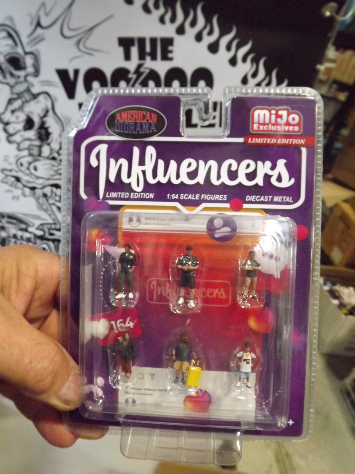 American diorama 1/64 mijo influencers figure set NIB