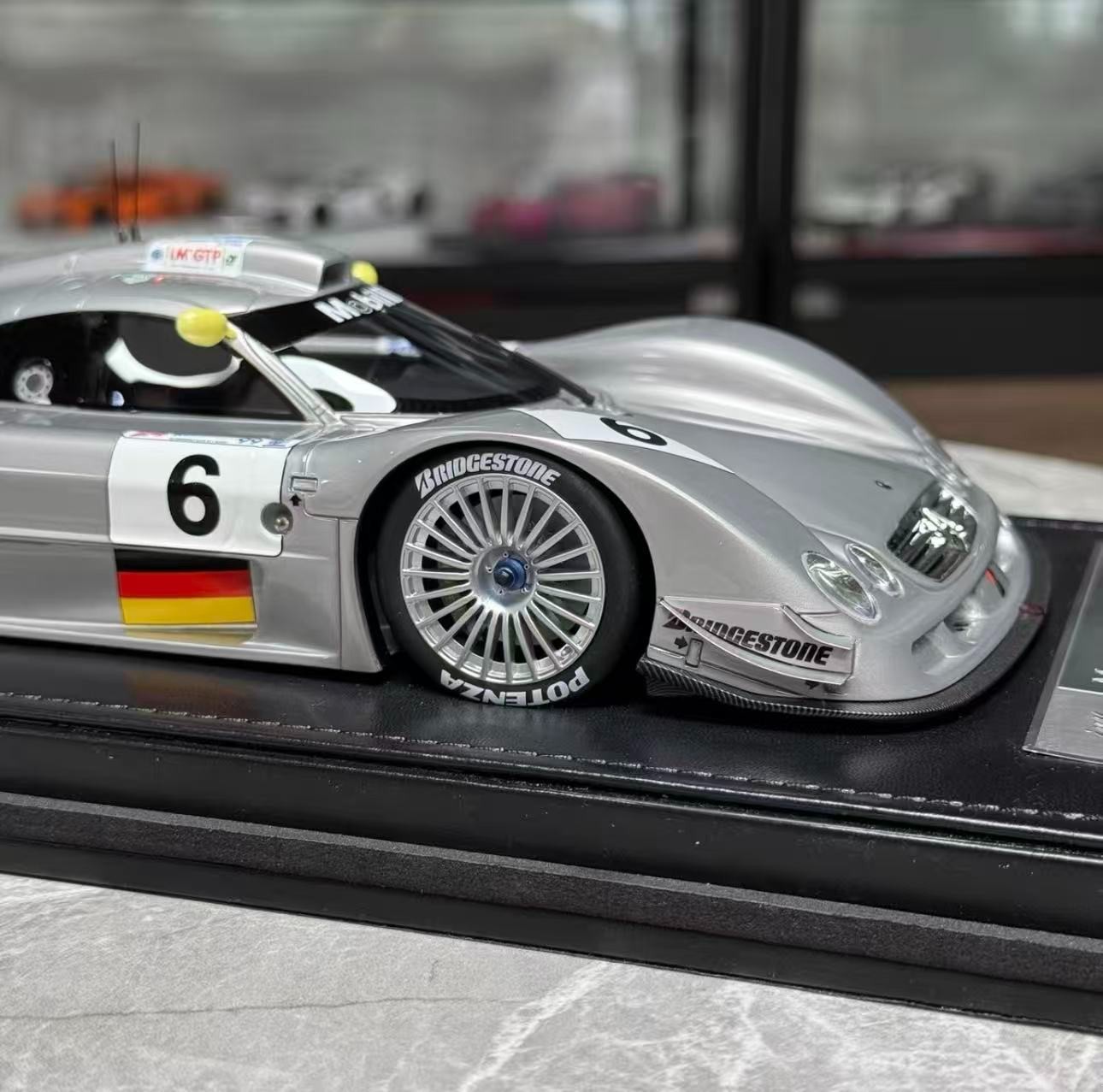 *SUPER RARE* Ivy Models 1/18 Mercedes Benz CLR 1999 24 Hours of LeMans #6