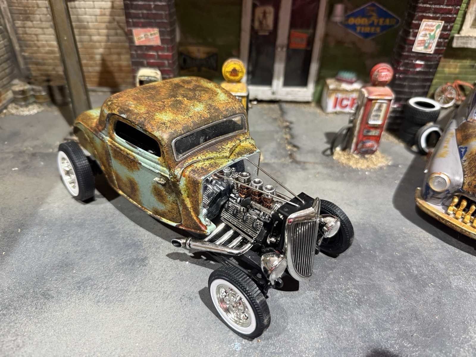 1932 Ford Rat Rod Rusty Weathered Patina 1/18 Diecast