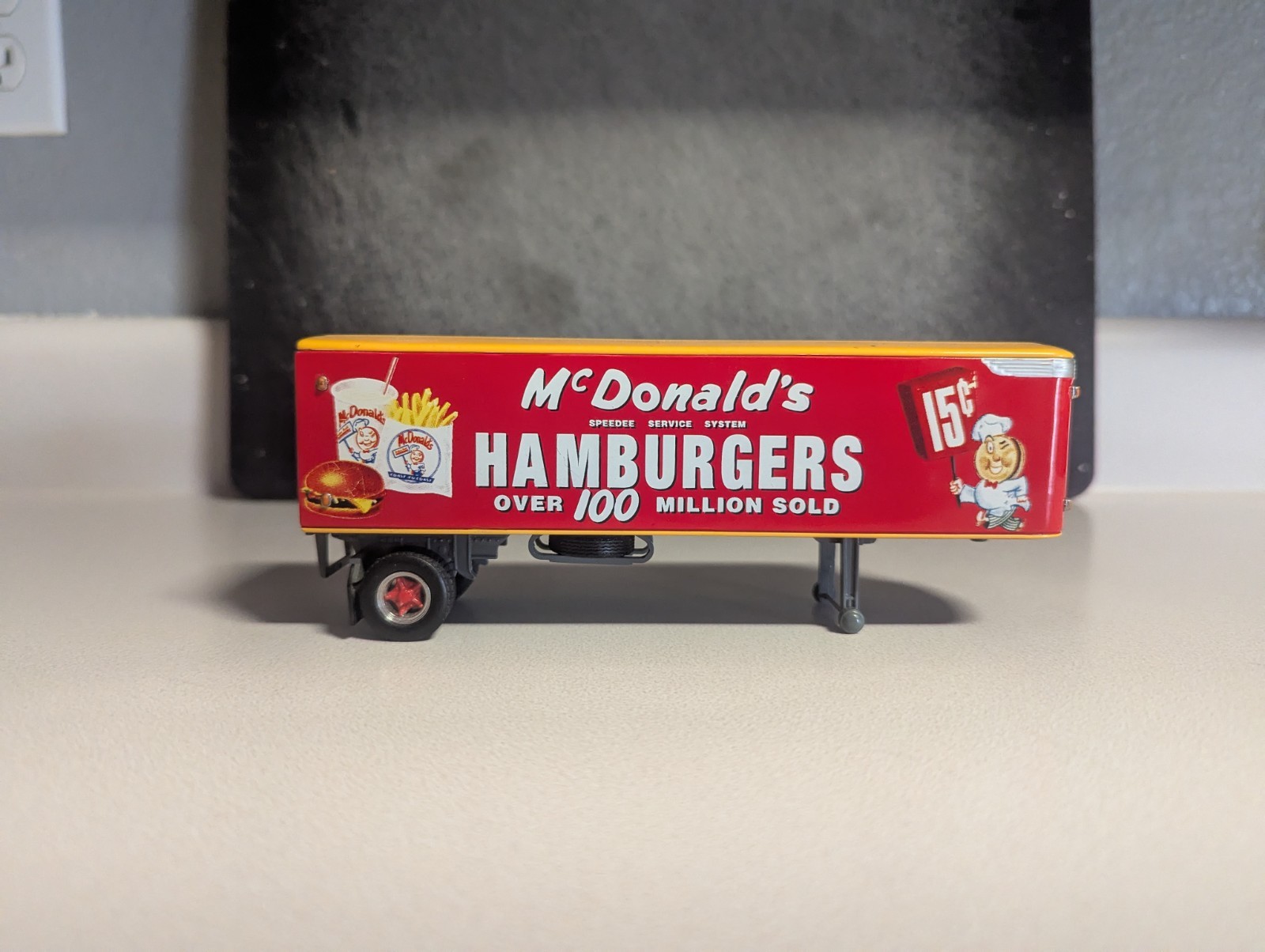 1955 Mack B-61 Trailer Model With McDonald’s Branding