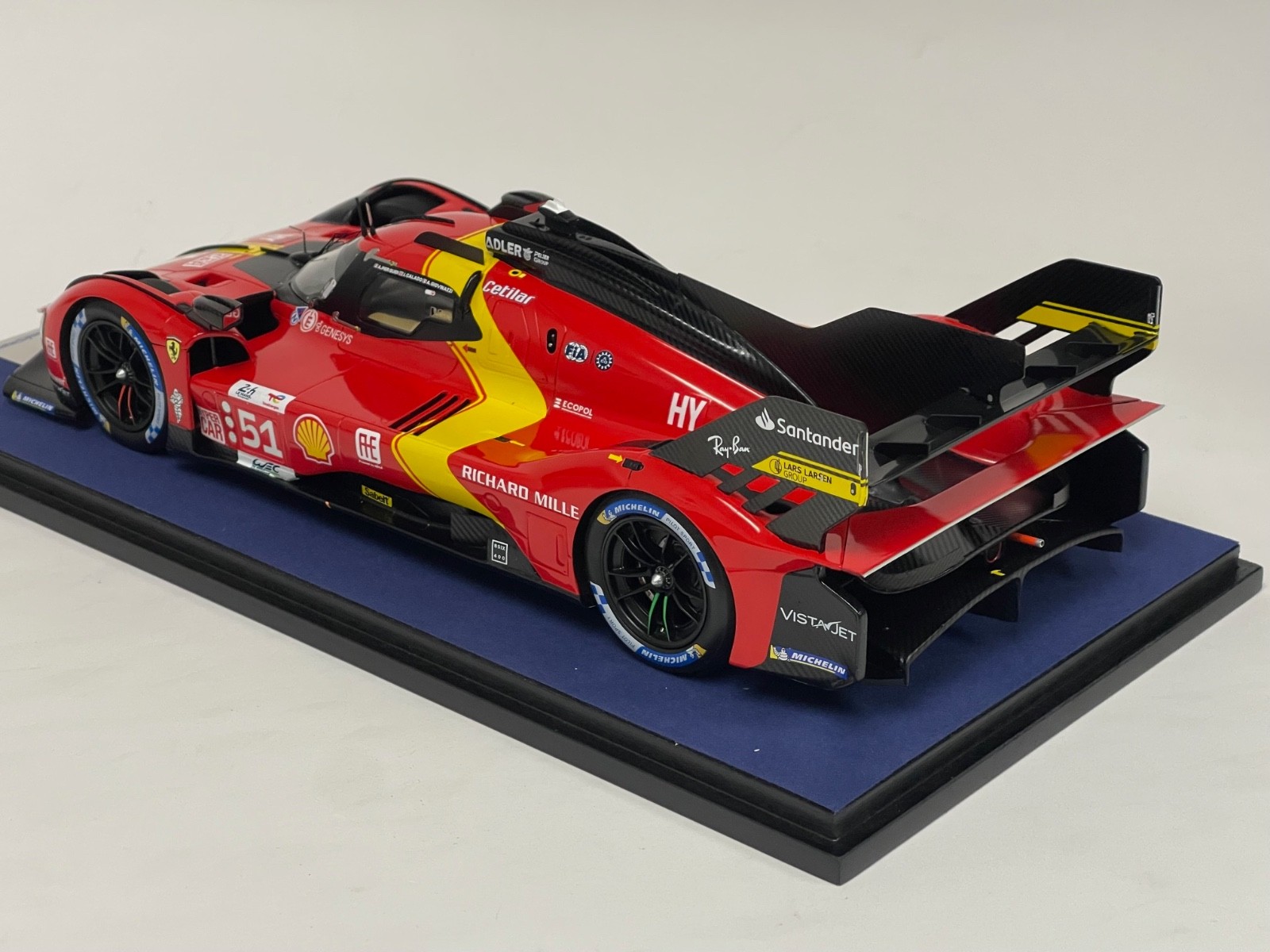 1/18 Looksmart Ferrari 499P AF Course car #51 winner 2023 24 Hours of LeMans