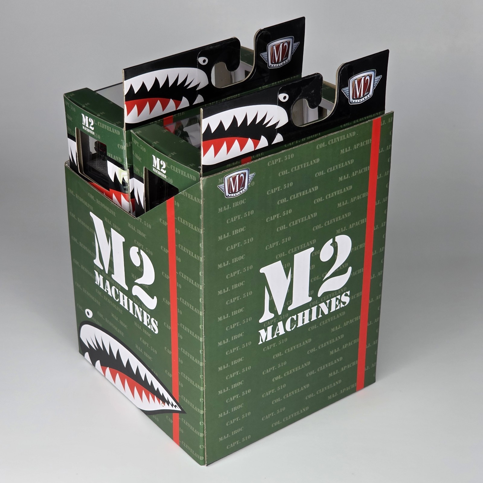 M2 Machines Military Tiger Shark Set of 6 IN FACTORY SLEEVE Very RARE 1/64 New